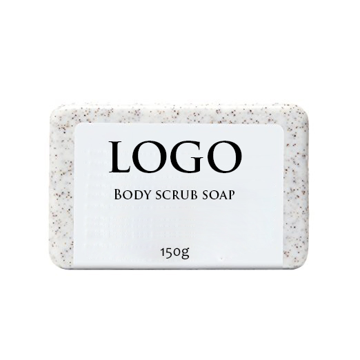 Private Label Natural Formula Exfoliating Body Scrub Soap for Men
