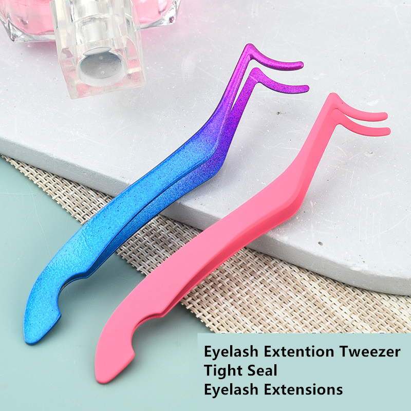 Multi-Functional Stainless Steel 3 Prong Eyelash Lash Extension Makeup Cosmetic Beauty Tweezers