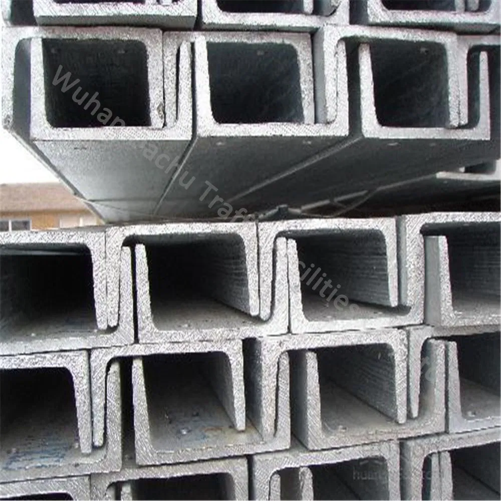 Bridge River Traffic Diversion Fence Galvanized Steel H U C U Sigma Post for Highway Thrie Beam W-Beam Crash Barriers