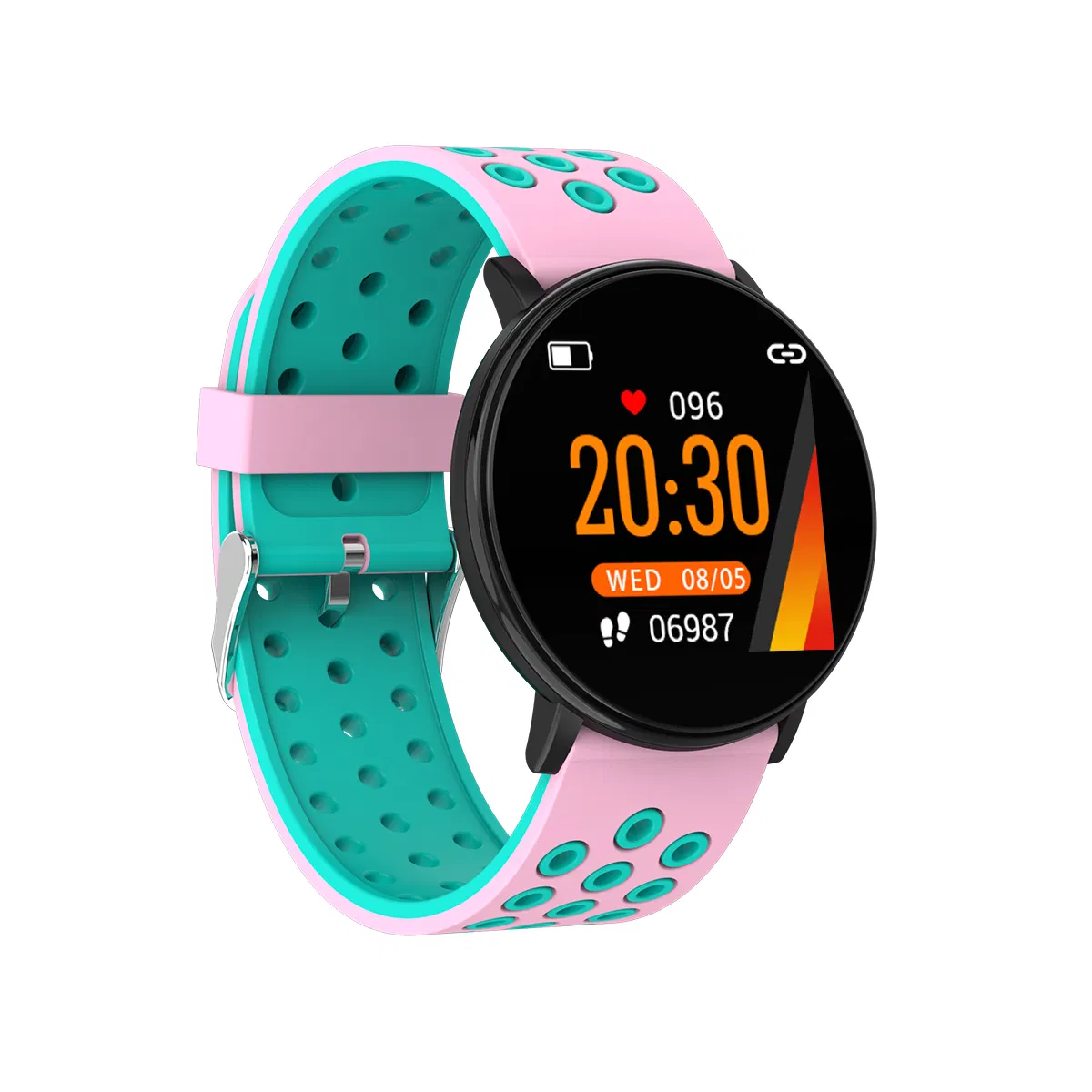 Outdoor Sports Silicone GPS Monitor Tracker Bluetooth Wrist Band Touchscreen Smart Bracelet Watch