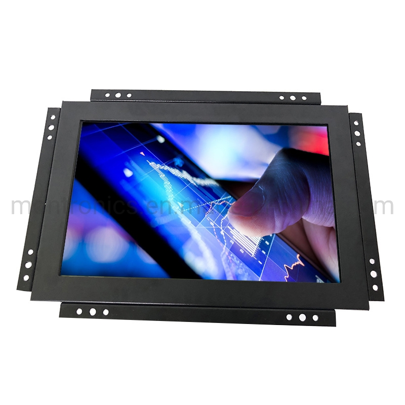 10.1-Inch Open-Type Iron Case Embedded Capacitive Touch Display, Industrial Display Screen
