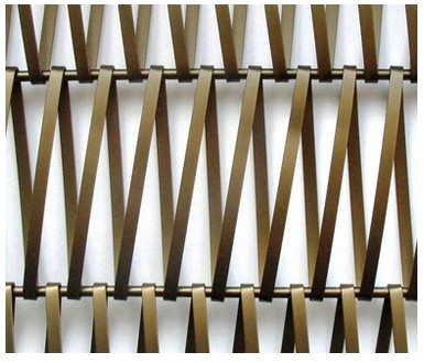 Decorative Wire Mesh Colored Aluminum Stainless Steel Bronze