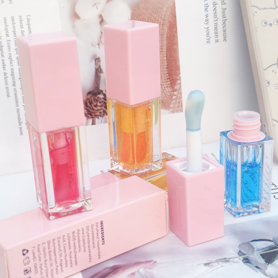 Wholesale Private Label Vegan Fruit Lip Oil Moisturizing Glossy Lip Oil