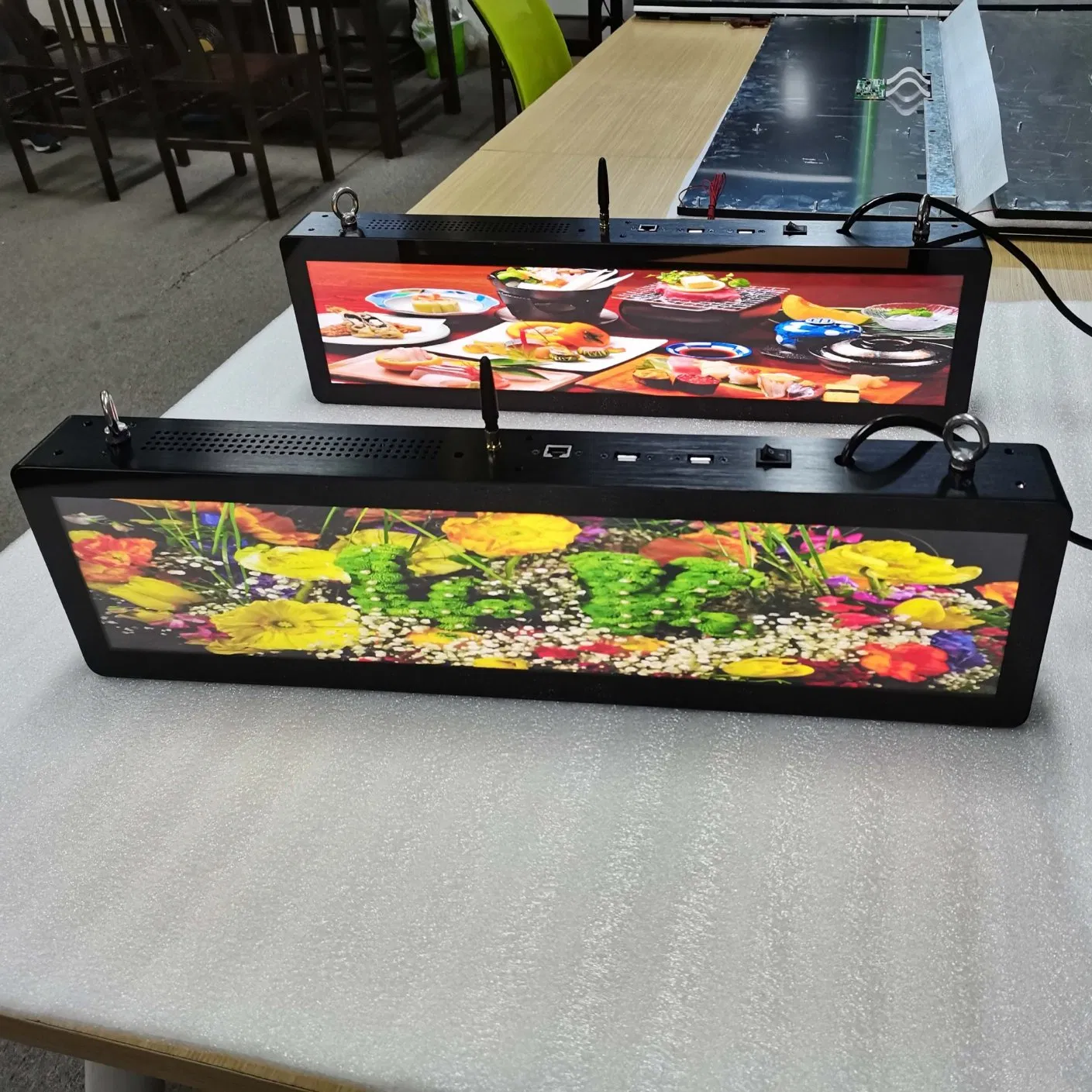 Supermarket Shelf Long Advertising Screen Android HD Shelf Strip Display LCD Screen