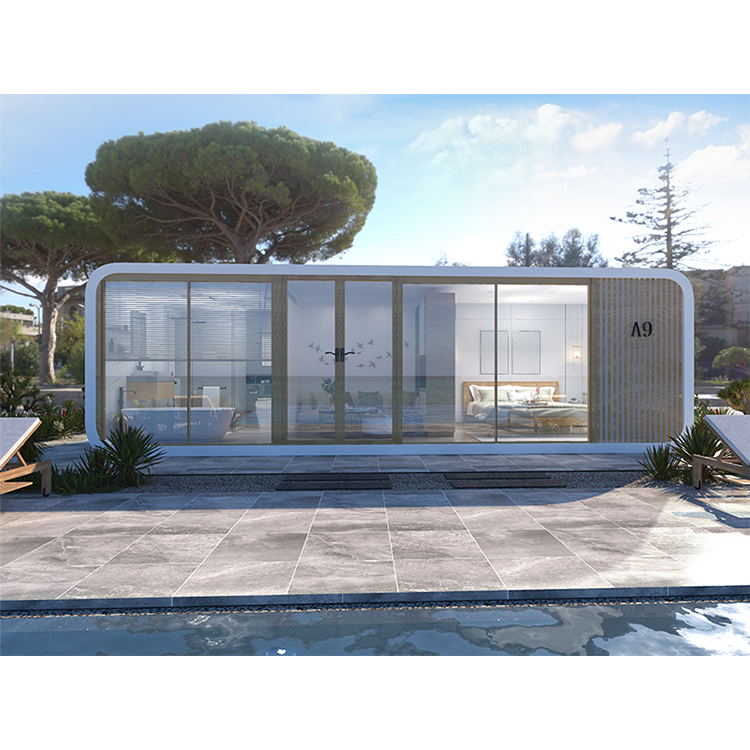 Apple Cabin 20FT 40FT Modern Prefab Tiny House Mobile Working Capsule House