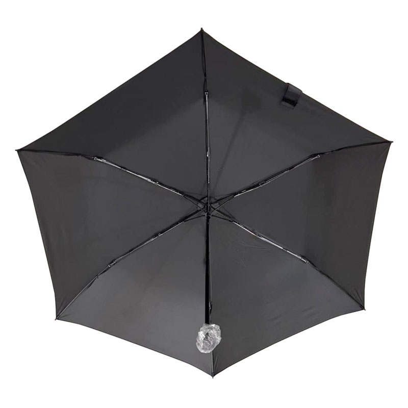 Складной зонт 19 дюймов с печатью, UPF99, карбон