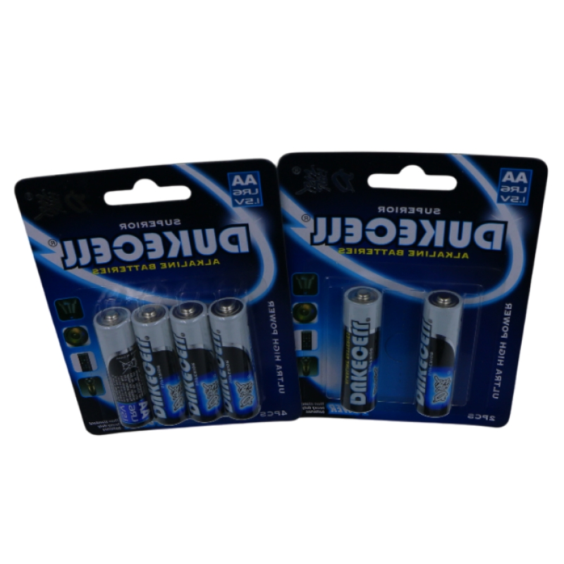 Батарейки AA алкалиновые DUKECELL 1.5V, 2 шт.