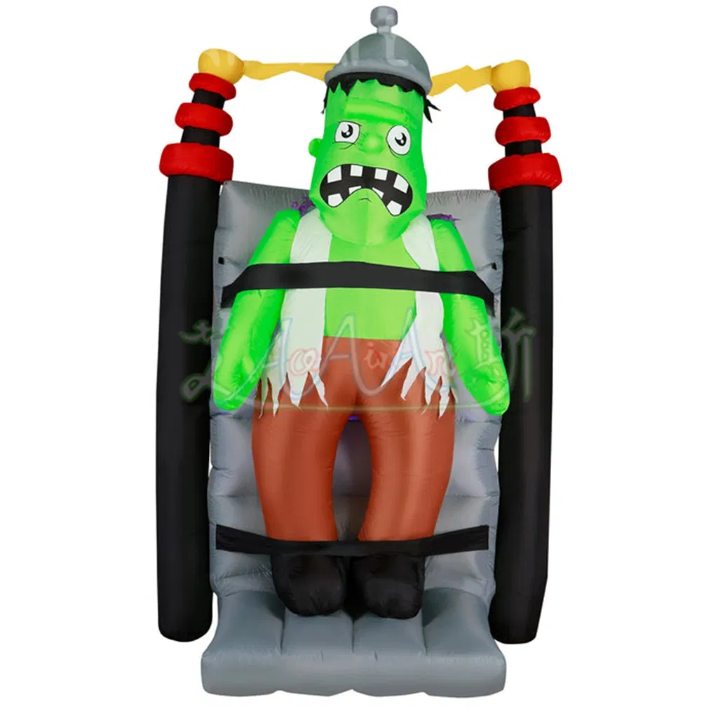 4mh Inflatable Halloween Shocking Shaking Monster with LED Lights and Air Blower for Outdoor Decoration