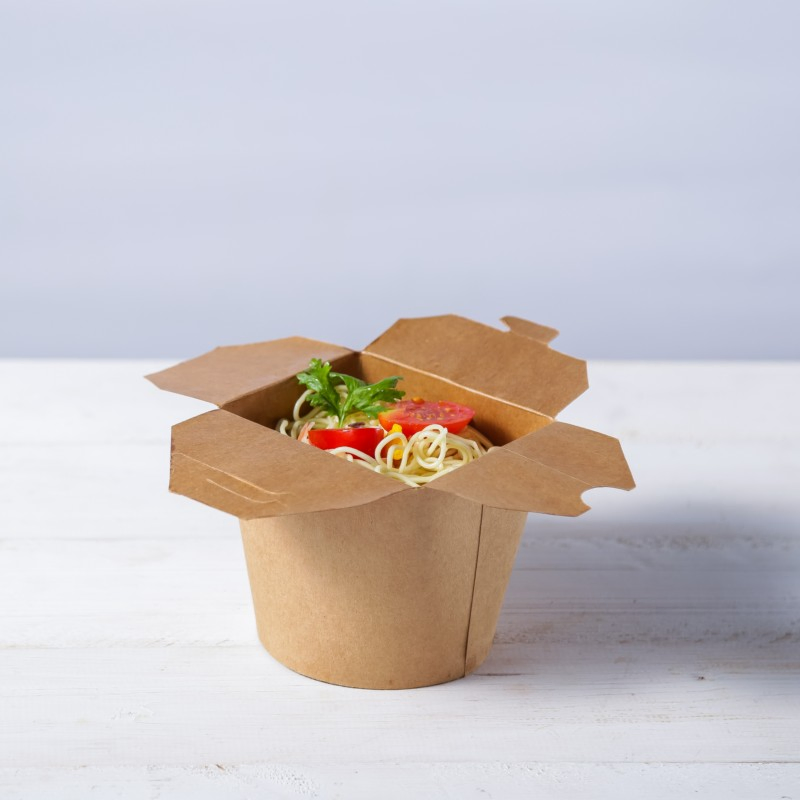 26oz Custom Round Bottom Noodle Paper Box