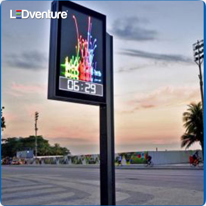Indoor Outdoor Advertising Rental Digital Flexible Mobile Poster Window TV LED Panel Display Screen with P2.5 P3.91 P5 Price