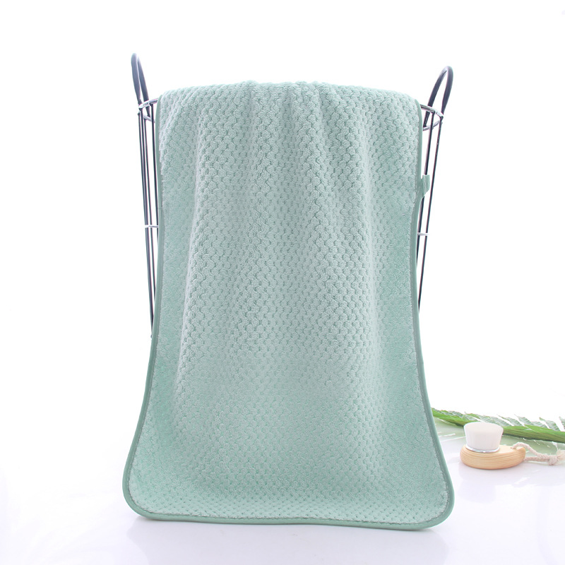 Quick Dry Premium Microfiber Waffle Towel Luxury Customize Logo Available Hotel Bath Cloth Set