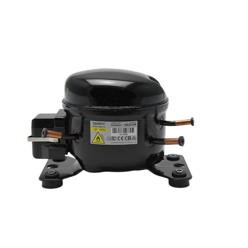 Ml-Qd69yv Sikelan 1/7+ HP Refrigeration Compressor R600A 220V Lbp Mini Refrigerator Compressor Cooler Compressor
