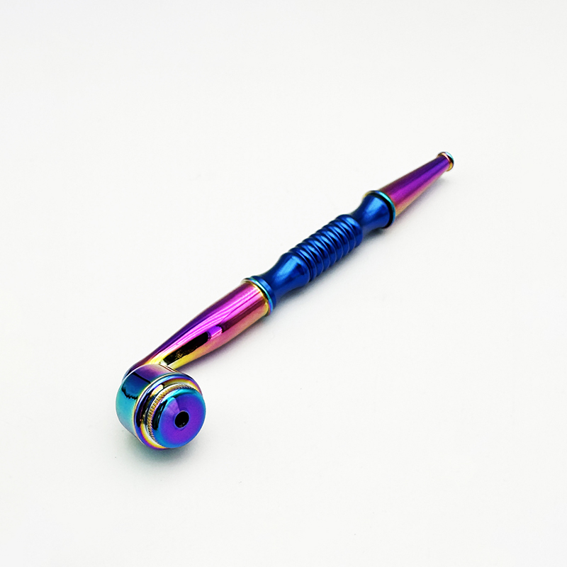 Colorful Metal Smoking Portable Tobacco Pipes for Smoker