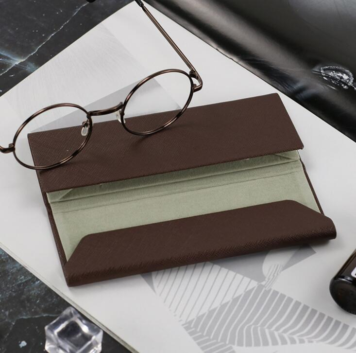 Super Slim Triangle Eyeglasses Case Collapsible Glasses Box Hard Shell Sunglasses Case