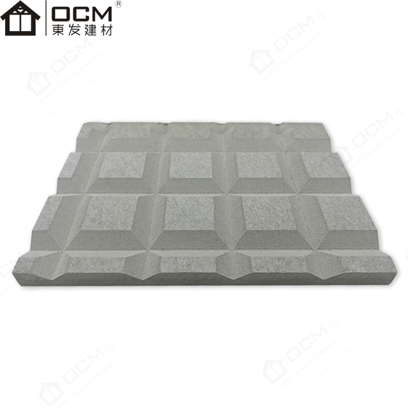 Custom Artistic Cement Carving Innovative Creative Textured Art Elegant Cement Board Wall
