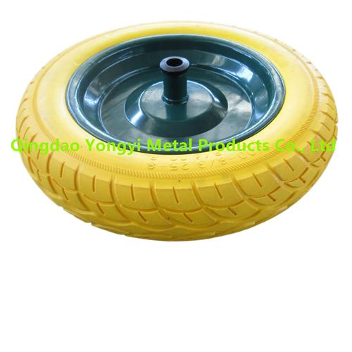 PU Solid Wheel Rubber Tyre Wheelbarrow Wheel Tool Cart Wheel