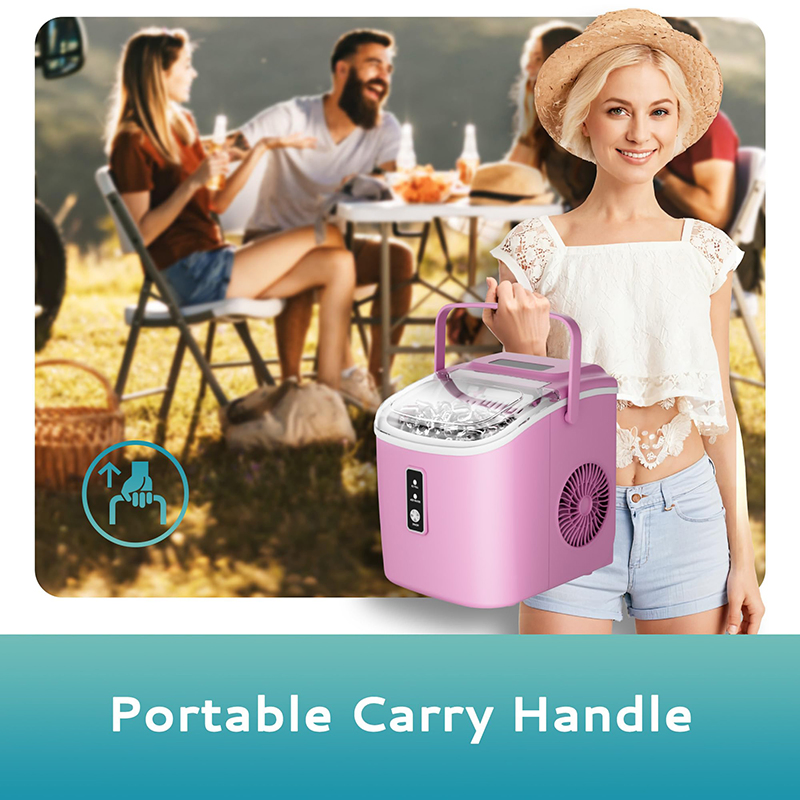 Compact Countertop Ice Maker for Efficient Daily Ice Production