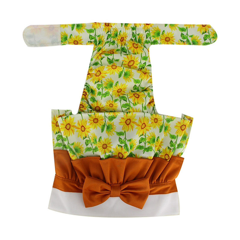 Urine Pads, Menstrual Pants, and Sanitary Pants for Female Dogs During Their Menstrual Period Bow-Shaped Dog Menstrual Pants,