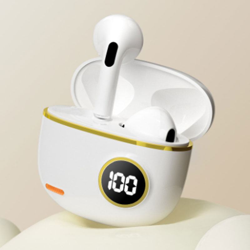 HiFi Stereo Retro in-Ear Headphones with LED Screen for Apple Wireless Earbuds PC Gaming Tws Noise Cancelling Earphones