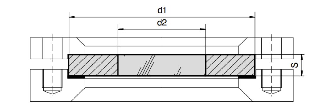 73type Sintered Sight Glass– Stainless Steel Weld Neck Inline Filter View Window