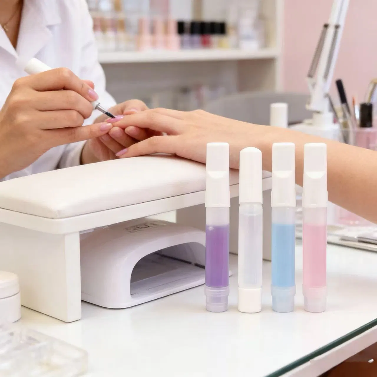 Competitive Fast-Dry Transparent Nail Tip Low Blooming Artificial Nail Glue