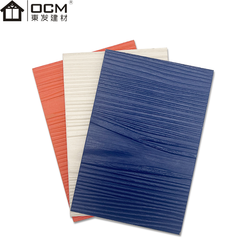 Waterproof Wood Grain Fiber Cement Outdoor Insulated Siding Panels Exterior Wall
