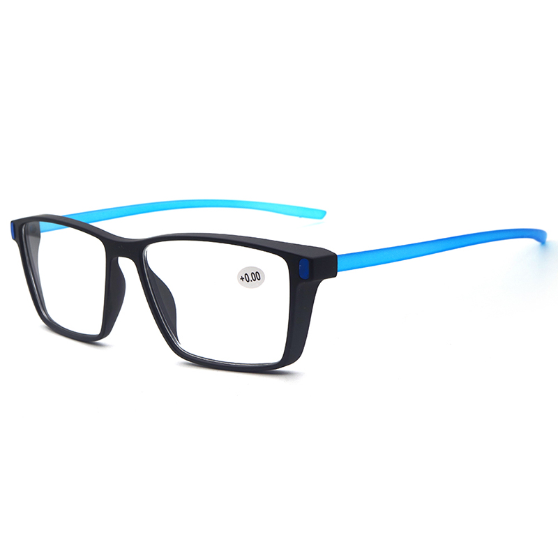Modern Rectangle Non-Hinge Design Magnifying Men Reading Glasses Wholesale