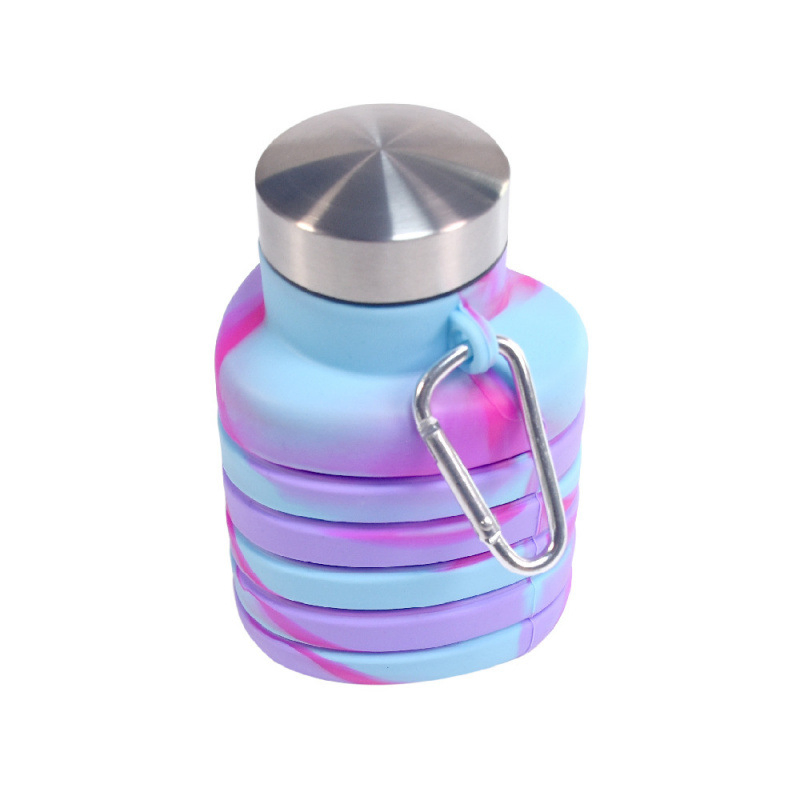 Promotional Silicone Portable Retractable Travel Bottle