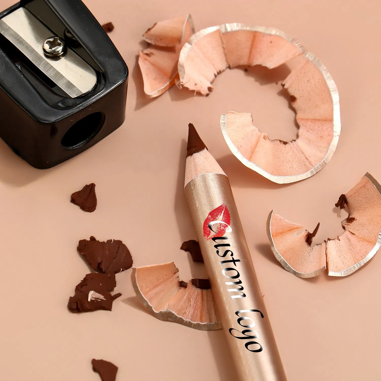 Wholesale Custom Logo Waterproof Private Label Creamy Wooden Lip Liner