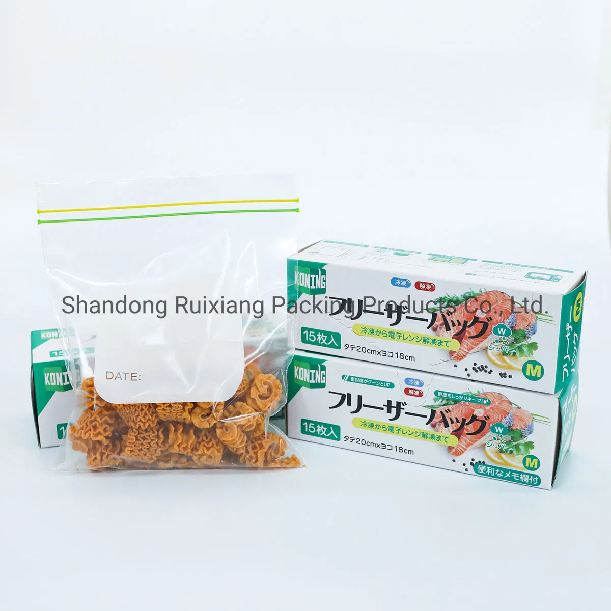 Wholesale BPA Free Reclosable Plastic Zipper Bag Waterproof Snack Storage Bag