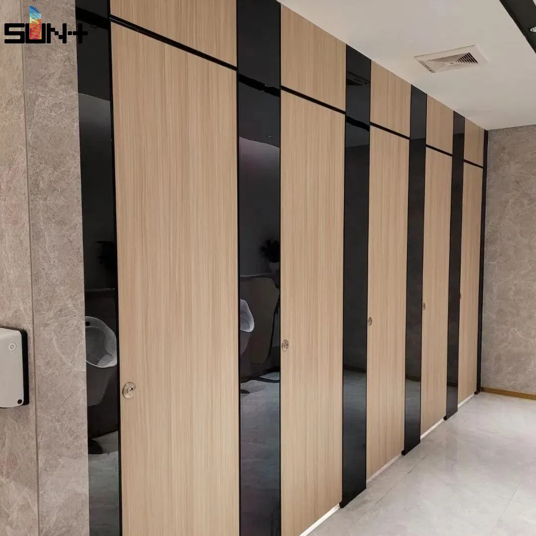 18mm Eco-Friendly Multiple Side-by-Side Hotel HPL Toilet Partitions