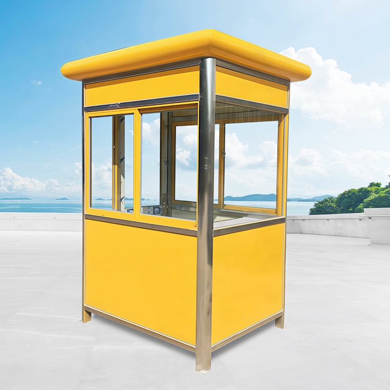 Customizable Steel Structure Luxury Modular Mobile Modern Portable Prefab Security Guard Service Kiosks for Prefabricated Booth Sentry House