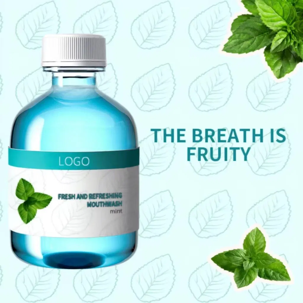 Private Label Peach Grape Lvint Lvouth Oral Cleaning Teeth Whitening Fresh Breath Mouthwash 500ml Portable for Home Travel Hotel