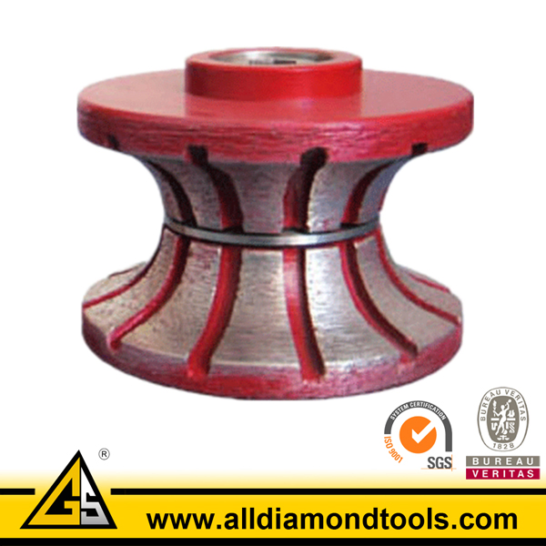 Professional 2~5" Sintered CNC Router Profile Diamond Router Bits for for Grinding The Edge of Marble and Granite Slab