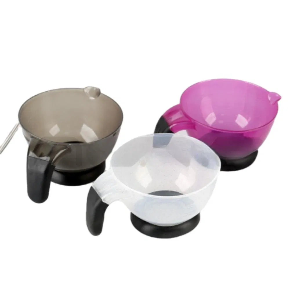 Colorful Pearl Glow Translucent Dye Bowl Thickened Mixing Container Measurement Markings