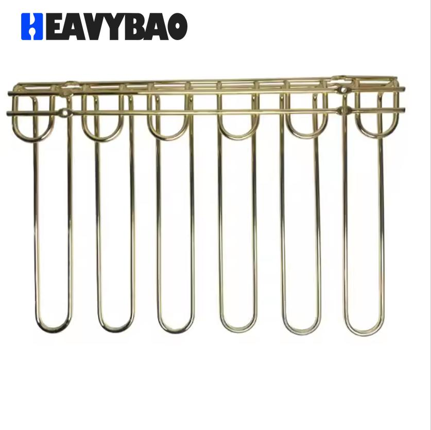 Heavybao Hanging Wine Glass Rack Cup Holder and Glasses Storage for Kitchen or Bar for Hotels & Restaurants