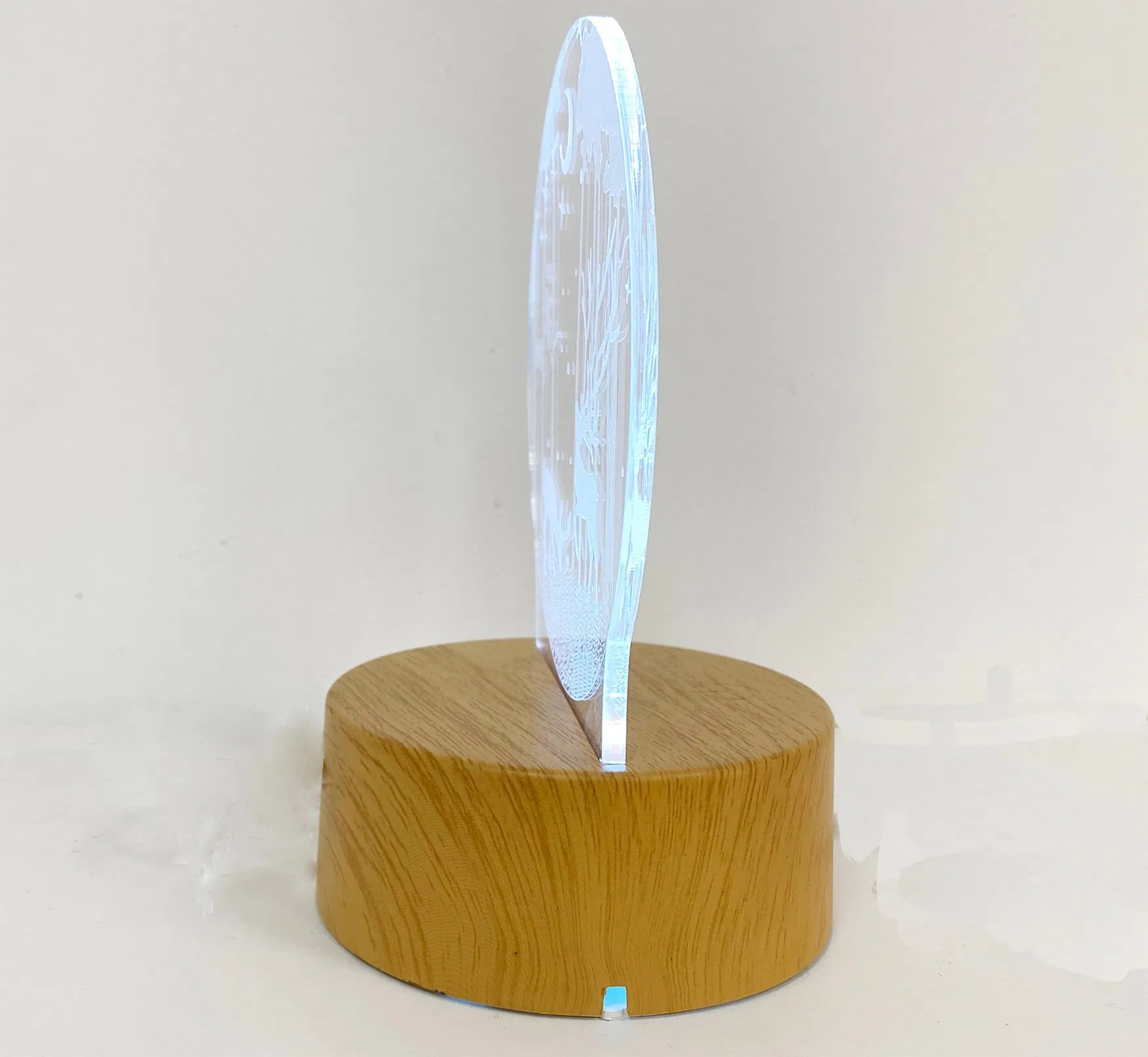 Christmas Decoration Elk Acrylic Lighting Acrylic Display Table Stand