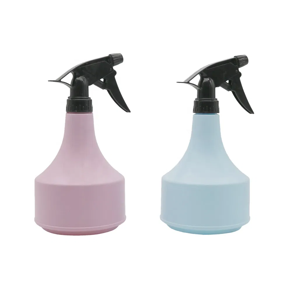 Plastic 600ml Garden Home Greenhouse Office Plant Flower Watering Can Hand Trigger Sprayer Bottle