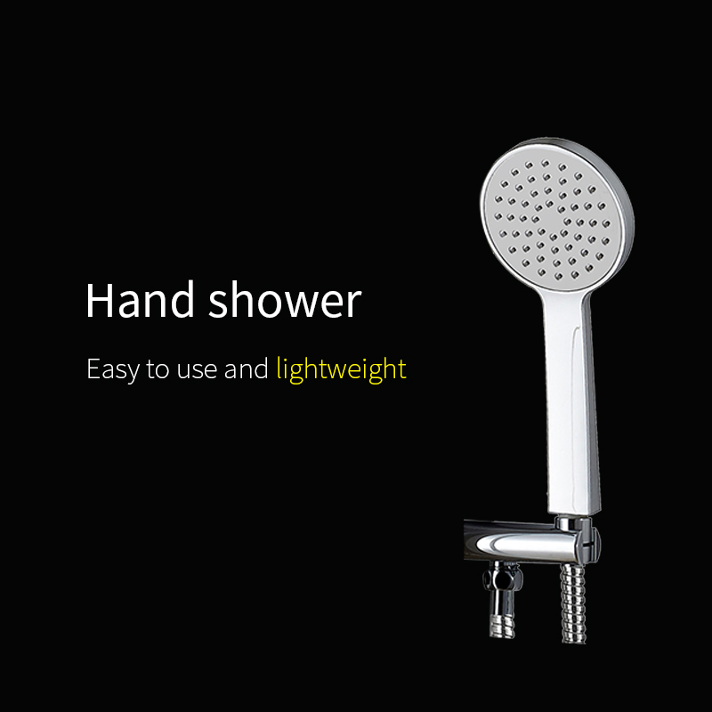 Tiema Tempered Glass in White Wall Mounted Rainfall Shower Column