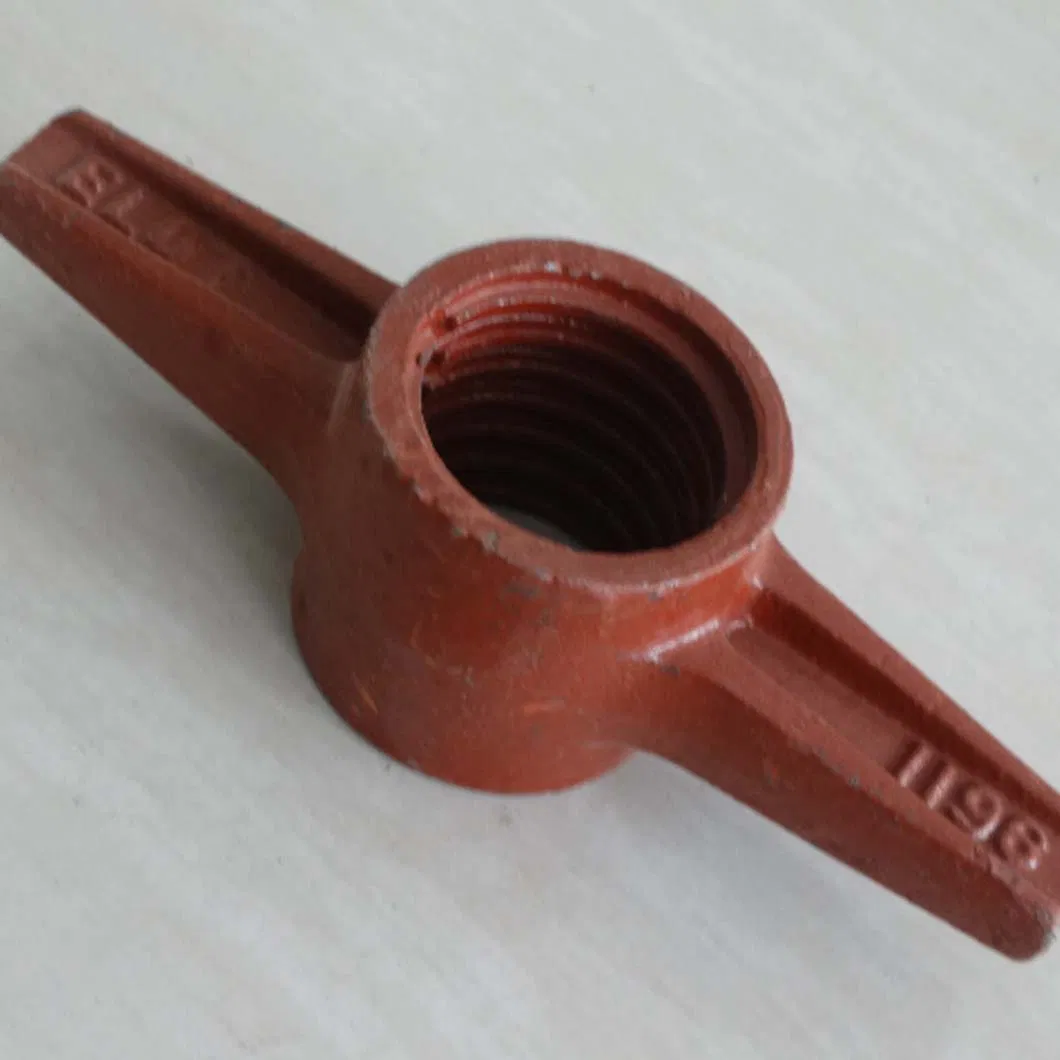Construction Scaffolding Leveling Base Jack Wing Nut/Collar Nut Drop Forged