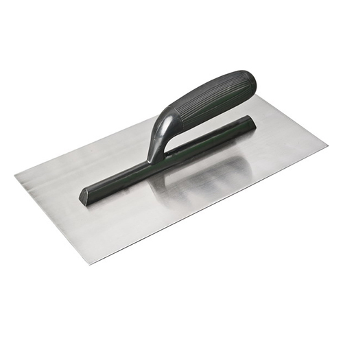 Black Plastic Handle Stainless Steel Concrete Hand Plastering Trowel