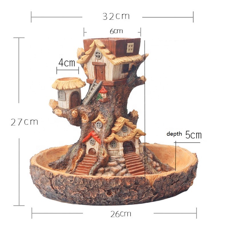 Кашпо смола для цветов суккулентов