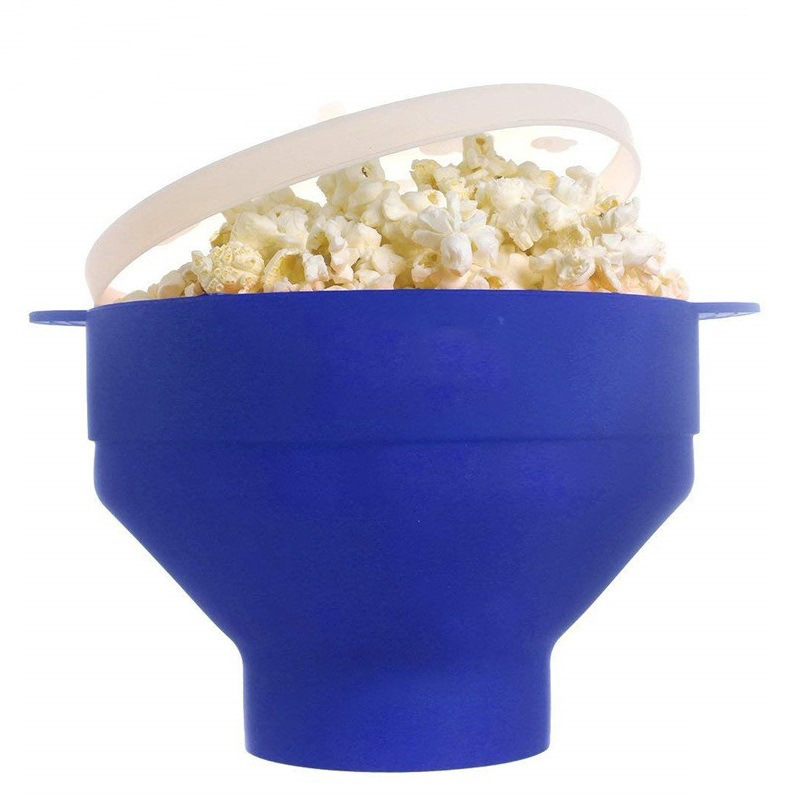 Силиконовая складная чаша для попкорна