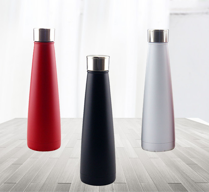 Customized Size Wide Mouth Vacuum Flask Cycling Use 32oz Stainless Steel Water Bottle Black Insulated Water Bottle