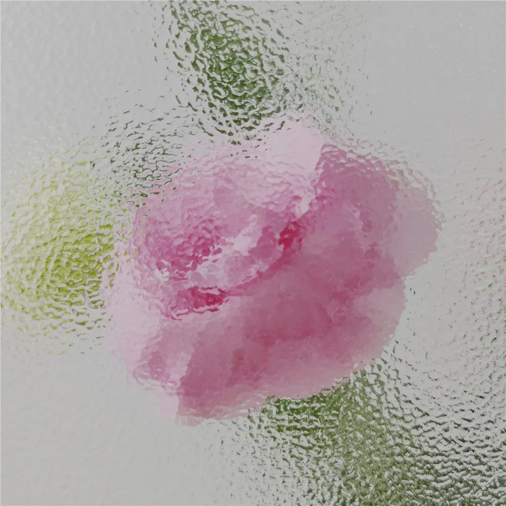 3mm 4mm 5mm 6mm Clear Nashiji Windows Figured Embossed Patterned Glass (CP-TP)