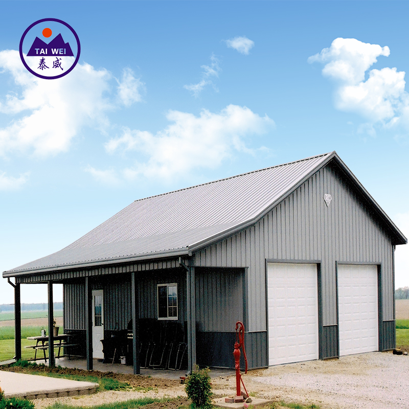 Steel Structure Garage Workshop Buildings for Sale (TW368J)