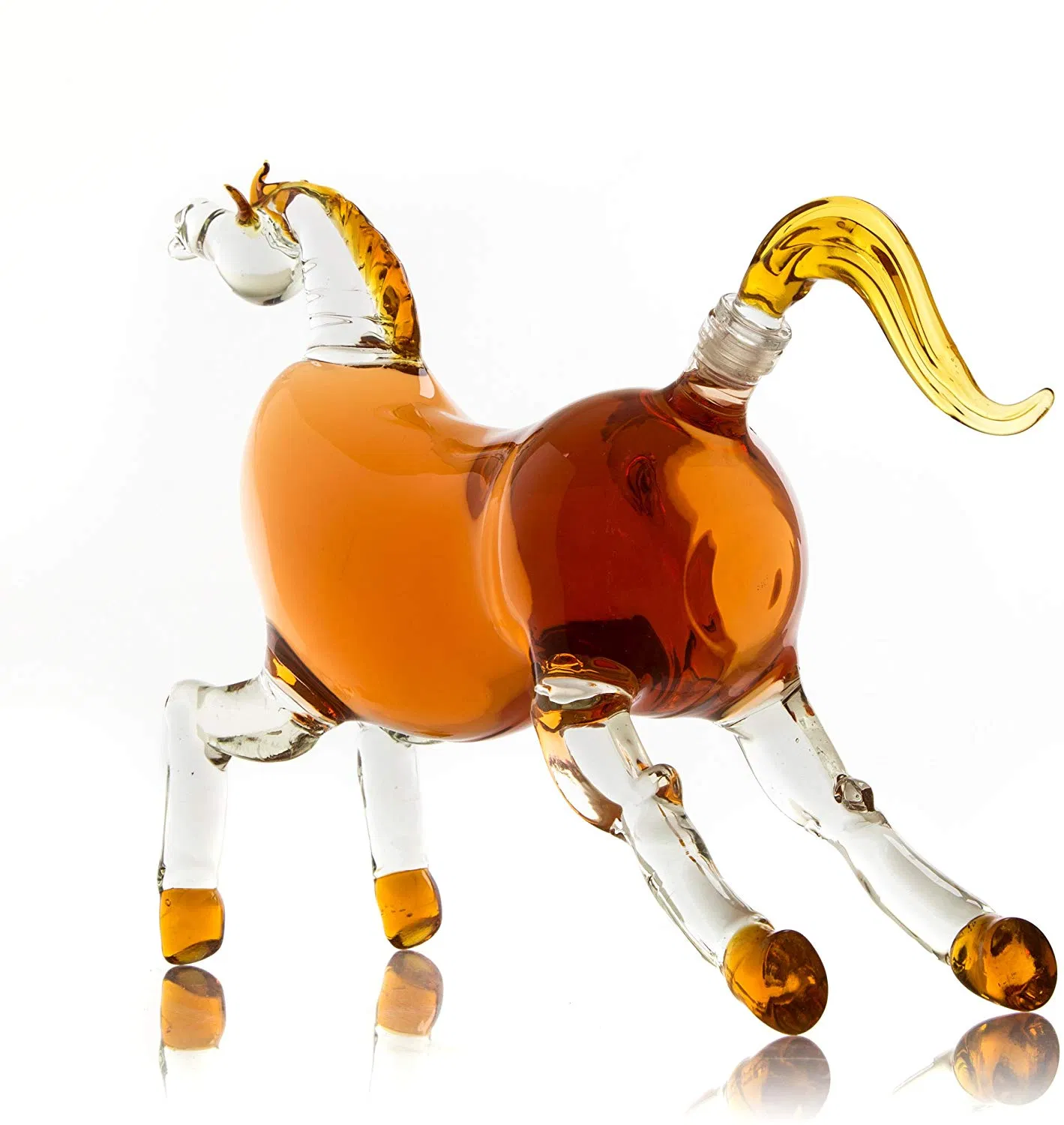 Manufacturer Sells Animal Horse Shape High Borosilicate Glass Wine Decanter