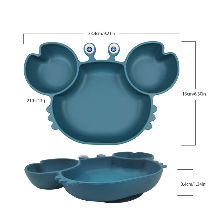 Fun and Colorful Silicone Plates for Toddlers and Infants