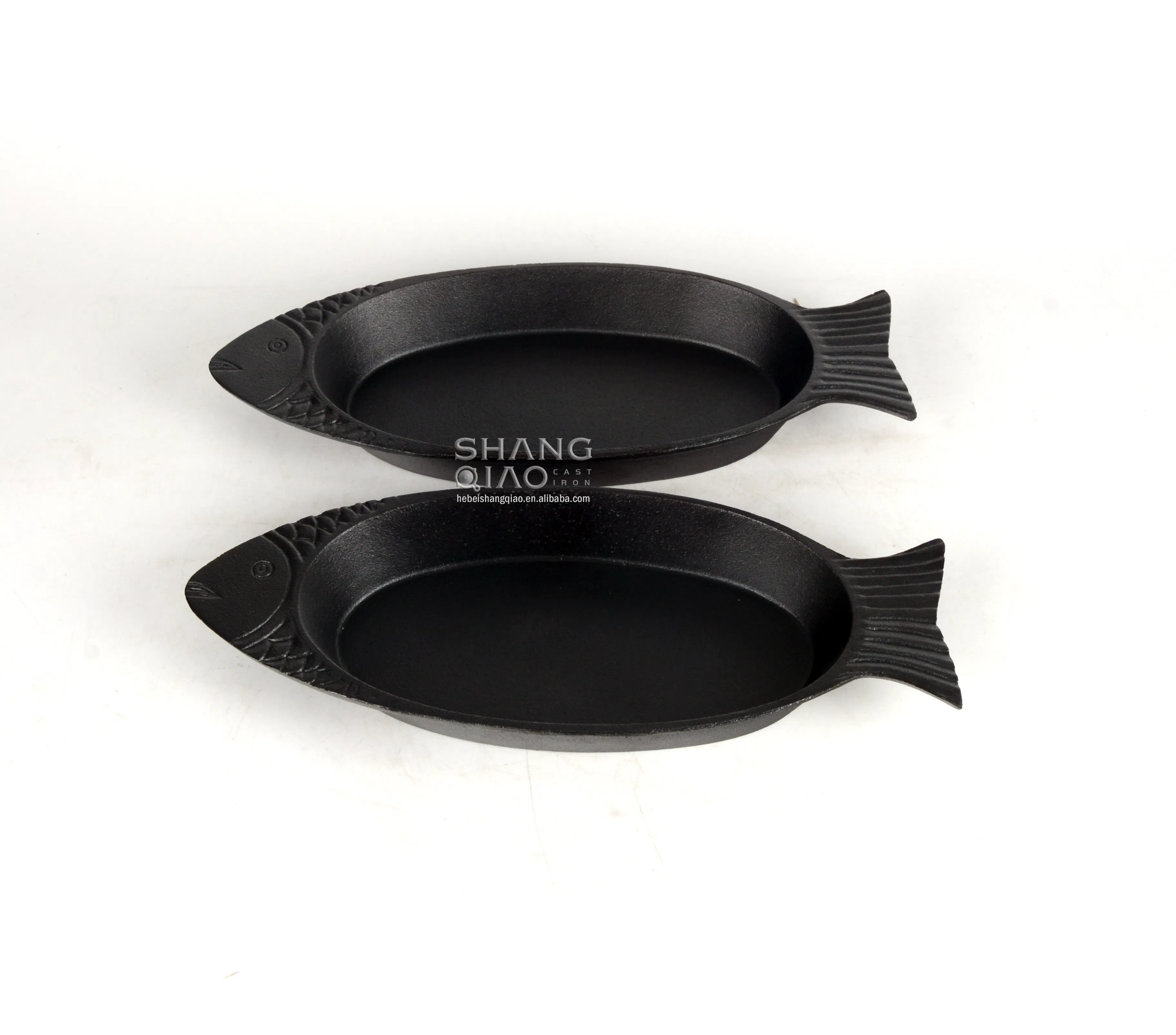 Чугунная сковорода-гриль в форме рыбы