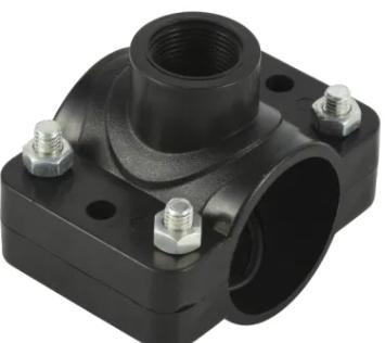 Super Quality Plastic PP Compression Fitting Clamp Saddle with Bolt and Nut for Irrigation